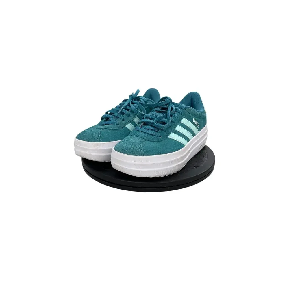adidas VL Court Bold J 'Arctic Fusion' (IH4778) Platform Sneakers Size 3.5 Green